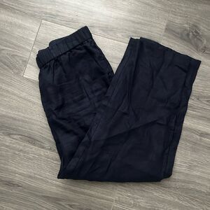 Quince Women's Blue 100% Linen Pants